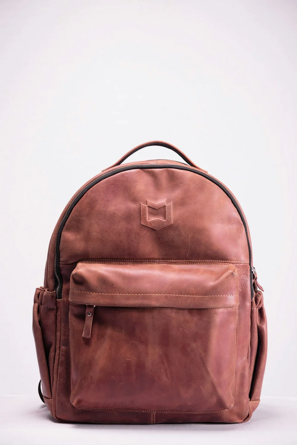 Voyager Leather Laptop Backpack